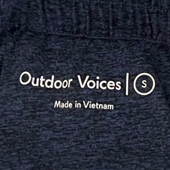 Outdoor Voices Small Voices Cloudknit Sweatshirt in Blue Heather - Picture 4 of 7